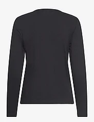 Double A by Wood Wood - Moa long sleeve GOTS - t-shirt & tops - black/black - 1