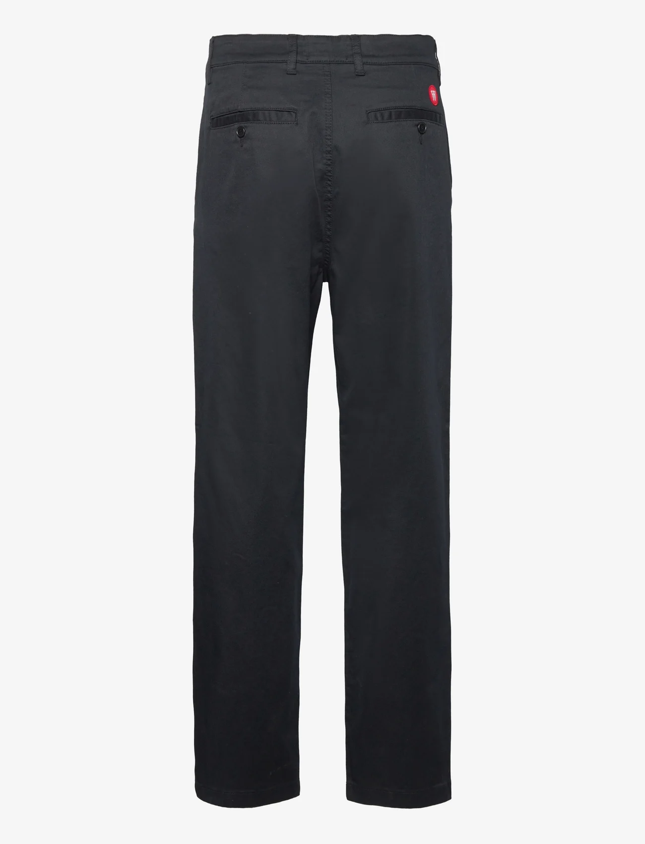 Double A by Wood Wood - Silas classic trousers - chinos - black - 1