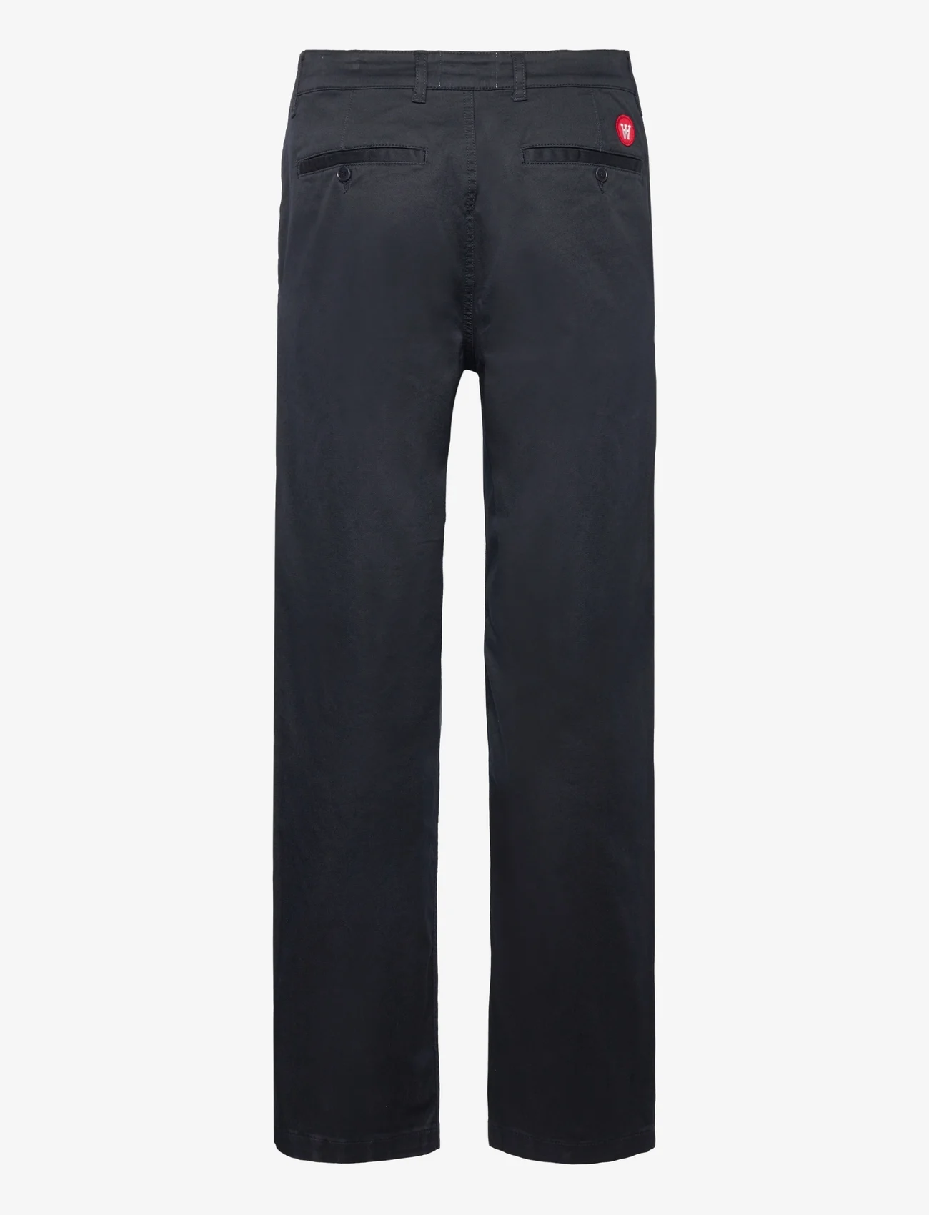 Double A by Wood Wood - Silas classic trousers - chinos - navy - 1