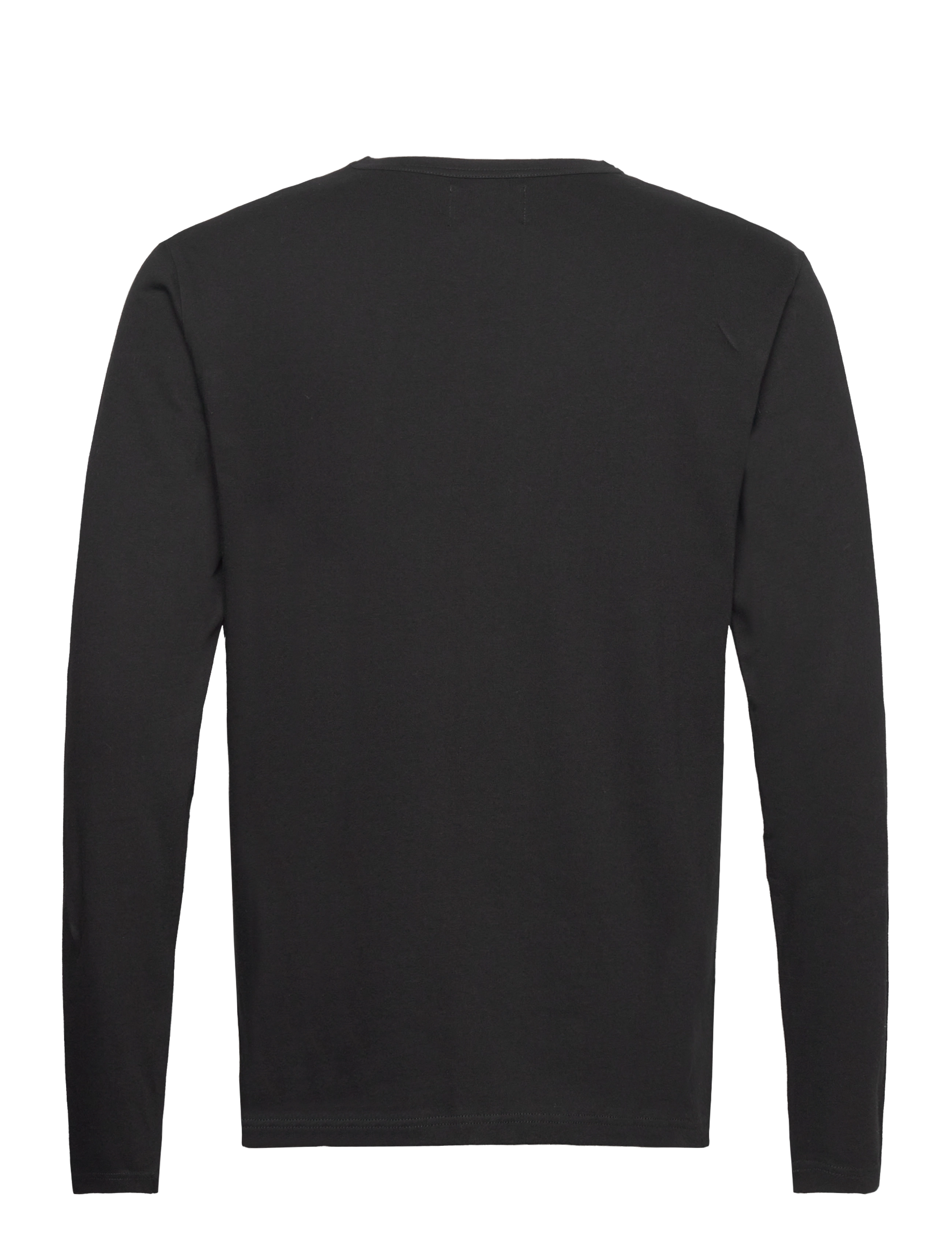 WOOD WOOD - Mel long sleeve GOTS - t-krekli ar garām piedurknēm - black - 1