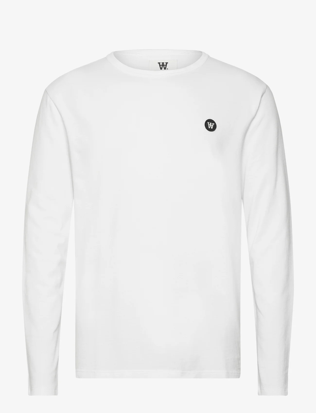 Double A by Wood Wood - Mel long sleeve GOTS - langærmede t-shirts - bright white - 0