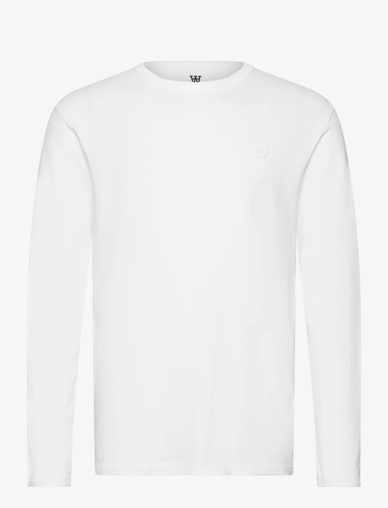Double A by Wood Wood - Mel long sleeve GOTS - basis-t-skjorter - white/white - 0