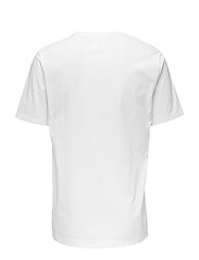 Double A by Wood Wood - Ace T-shirt GOTS - kortärmade t-shirts - bright white - 1