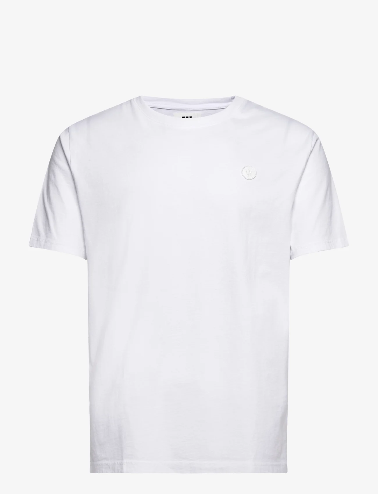 Double A by Wood Wood - Ace T-shirt - basic t-shirts - white/white - 0
