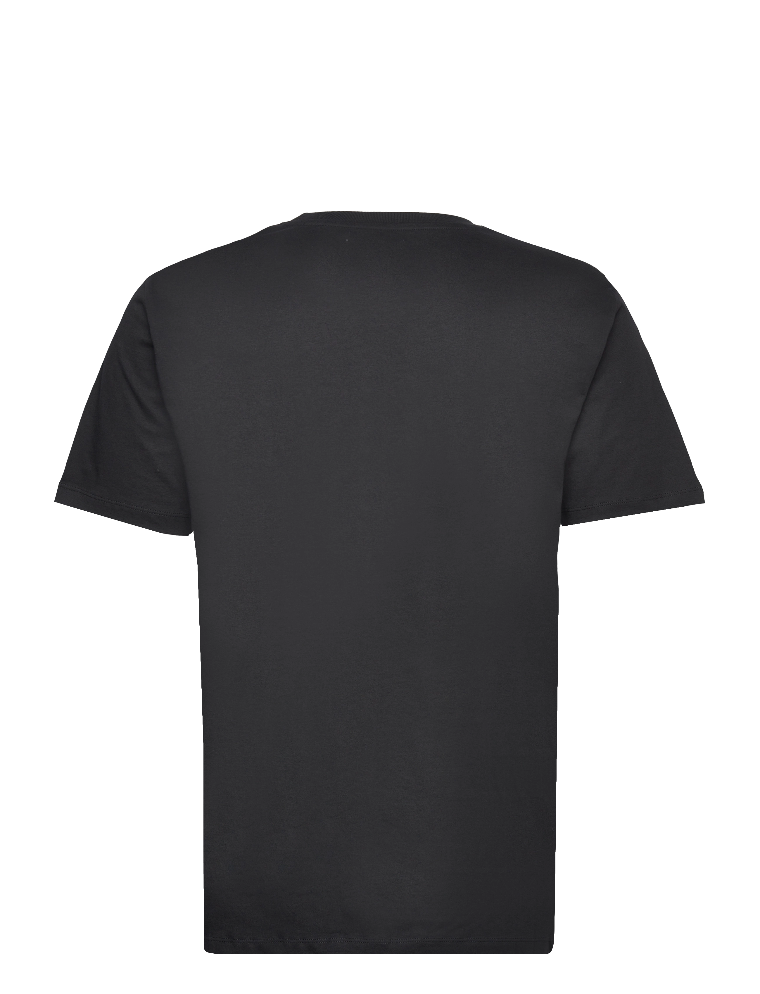 WOOD WOOD - Ace badge T-shirt GOTS - black - 1