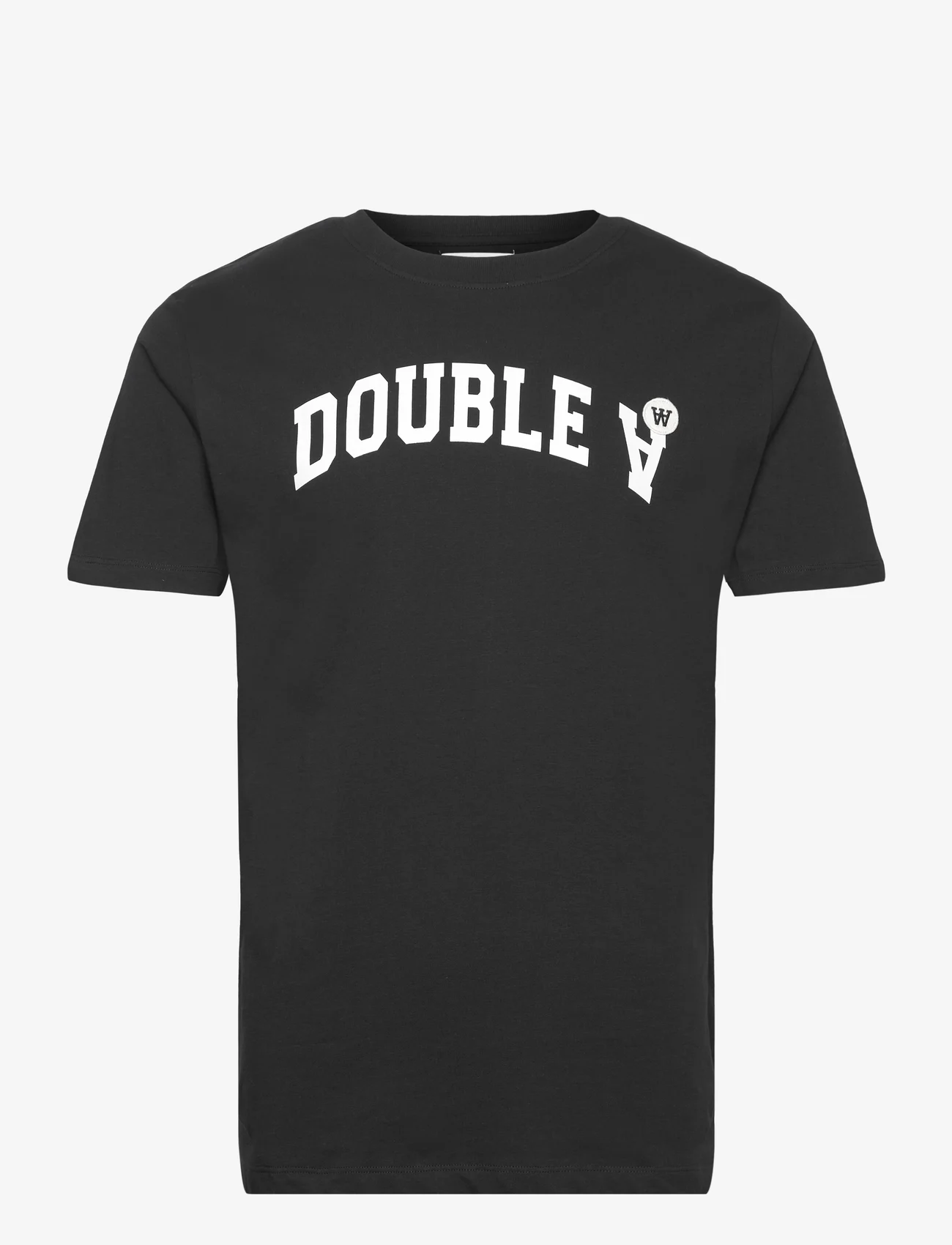 Double A by Wood Wood - Ace IVY T-shirt GOTS - kortærmede t-shirts - black - 0