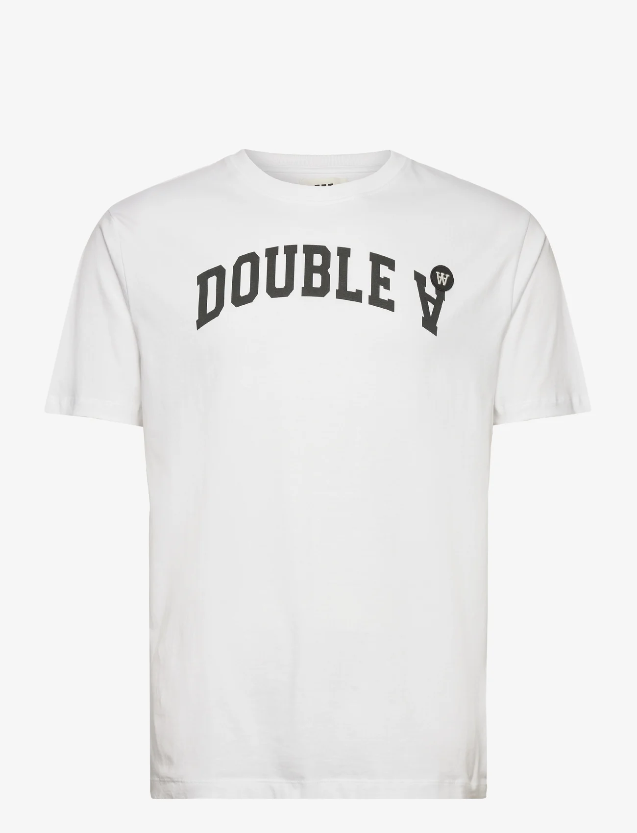 Double A by Wood Wood - Ace IVY T-shirt GOTS - kortærmede t-shirts - white - 0