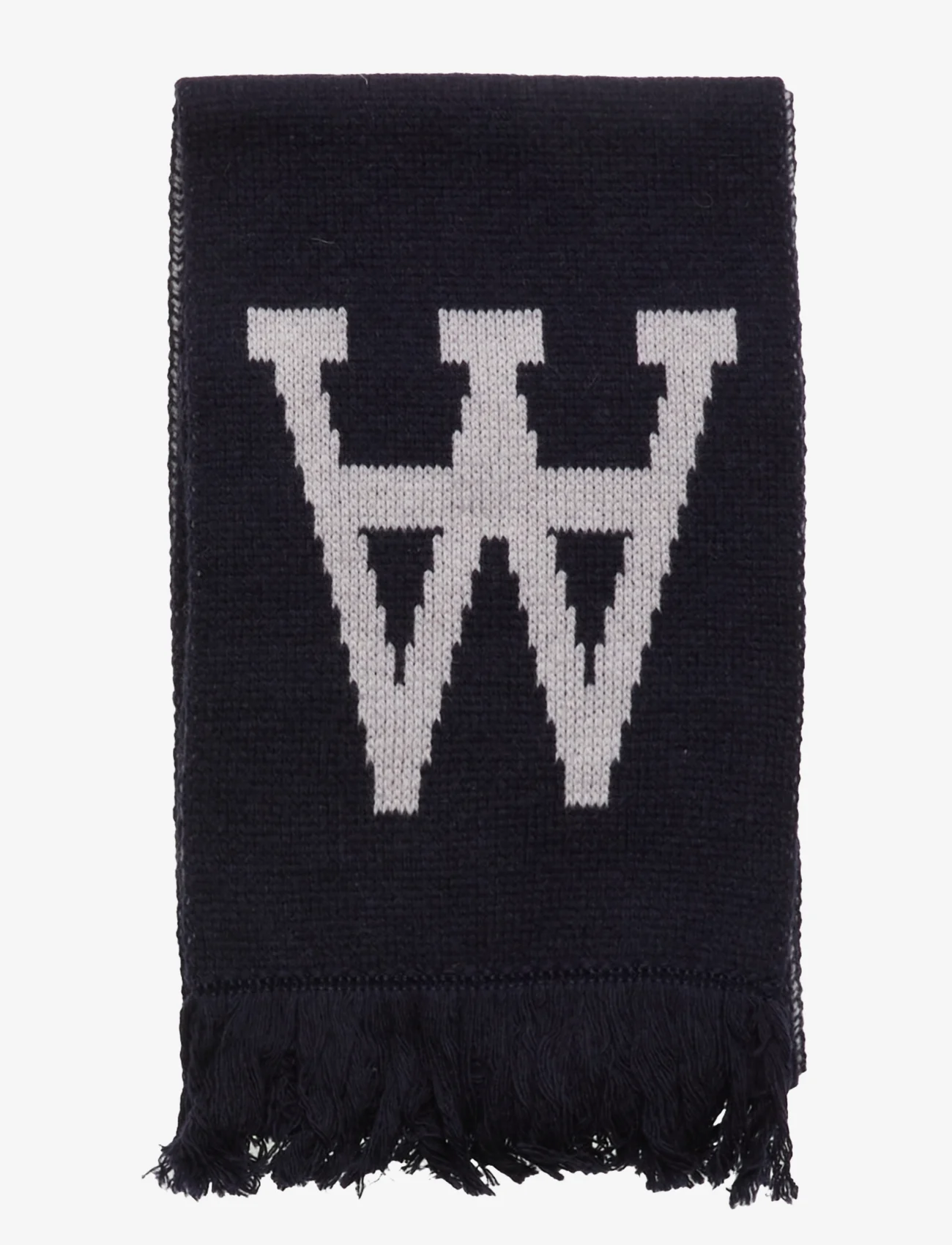 Double A by Wood Wood - AA scarf - halstørklæder - navy - 1