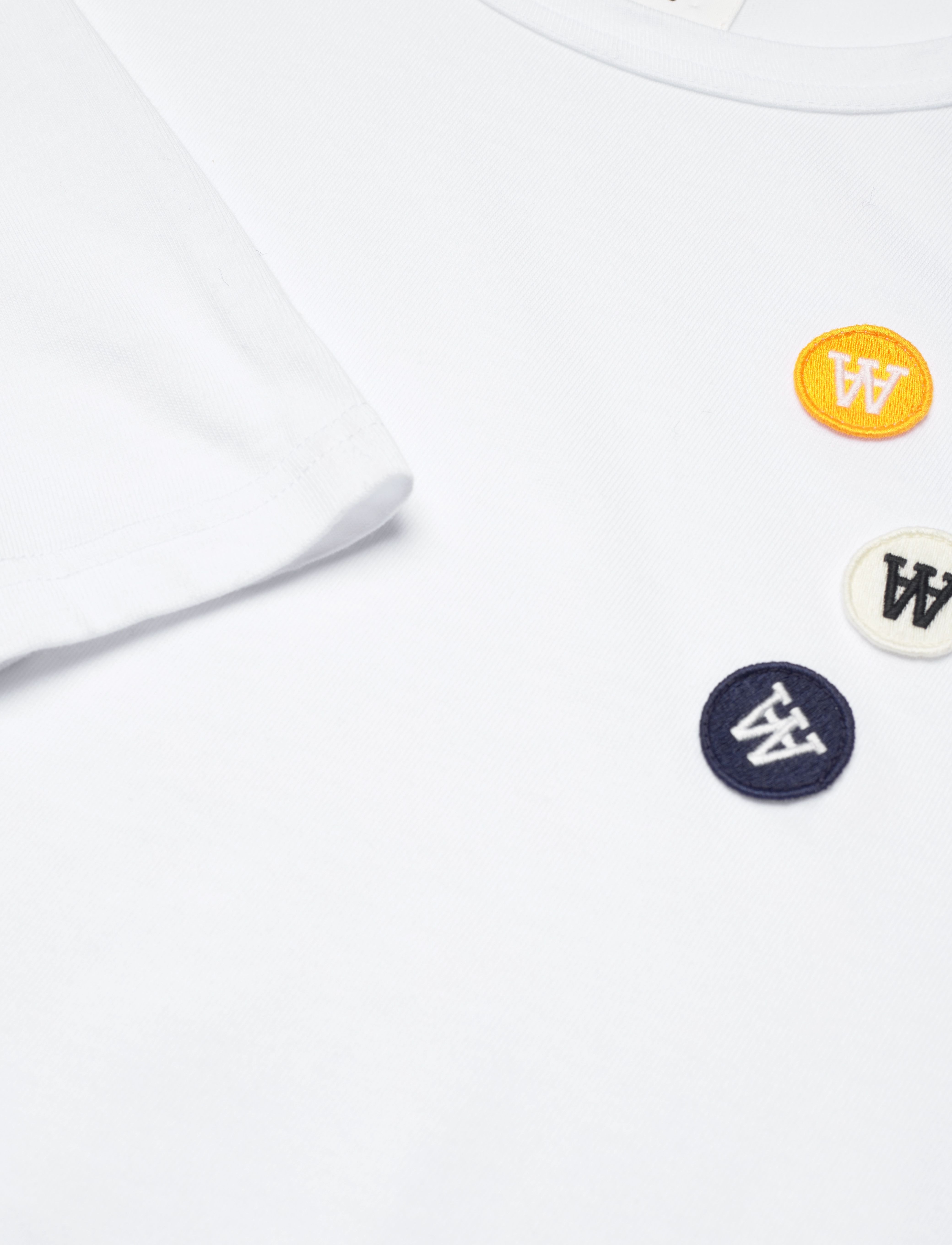 Double A by Wood Wood - Mel patches LS - white - 2