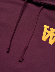Double A by Wood Wood - Ian AA hoodie - sweatshirts - burgundy - 2