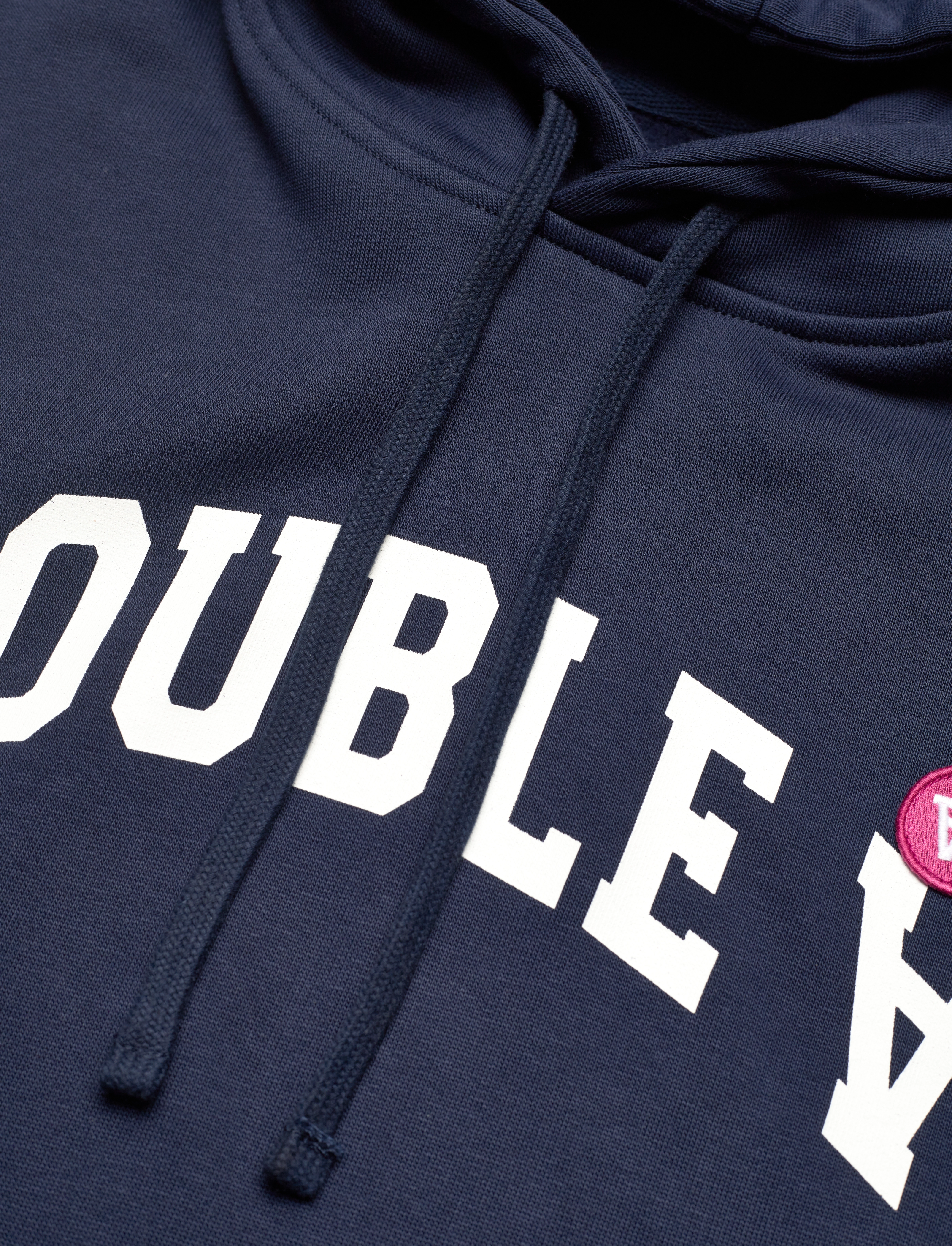 Double A by Wood Wood - Ian arch hoodie - navy - 3