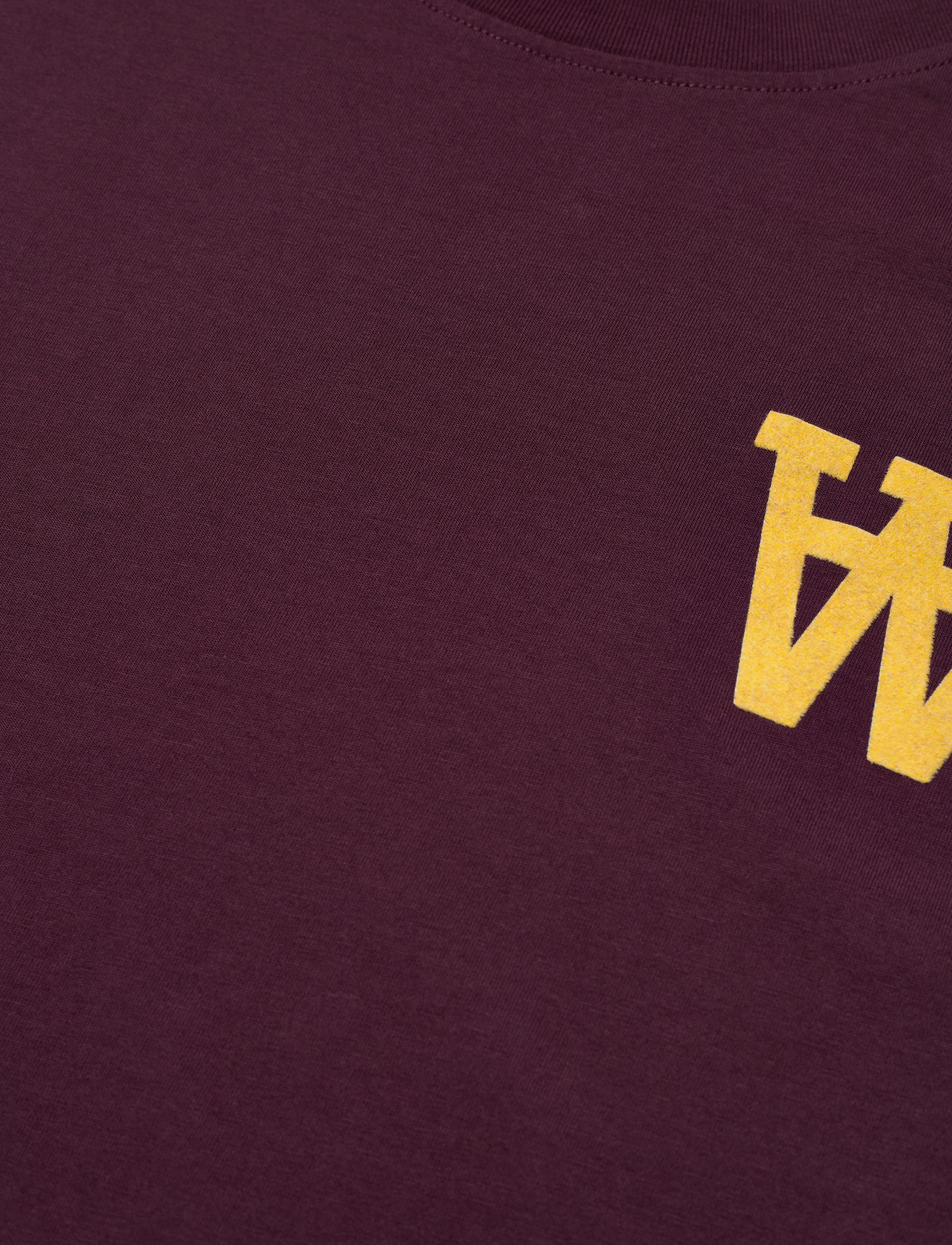 Double A by Wood Wood - Ace AA T-Shirt - burgundy - 2