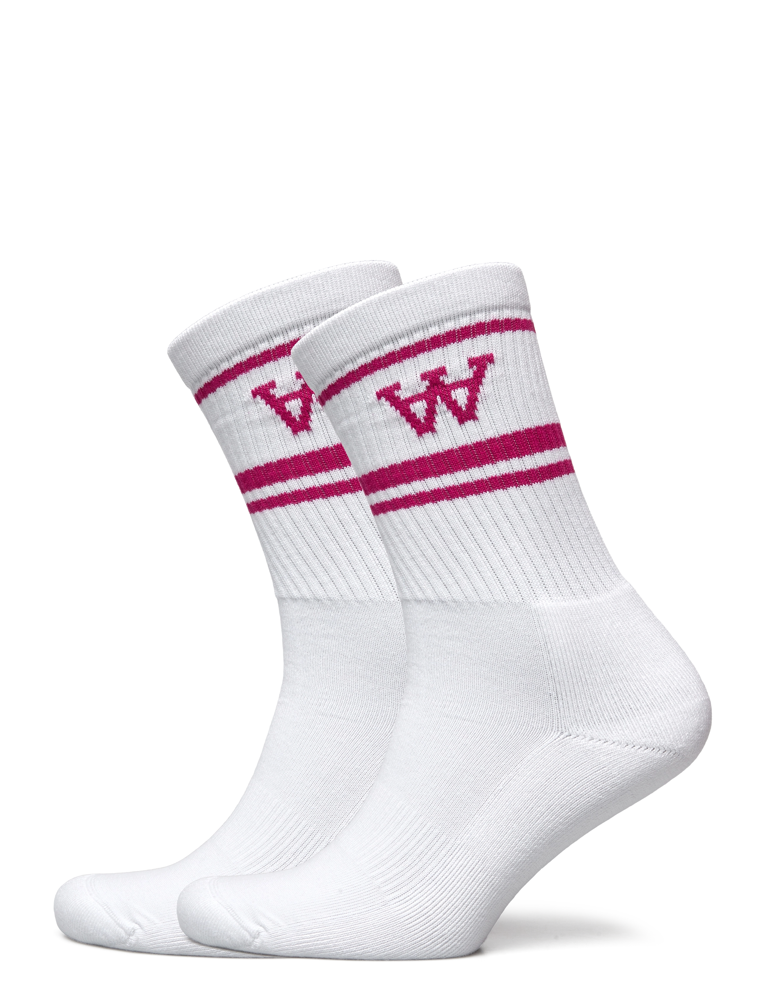 Double A by Wood Wood - Con 2-pack socks - beetroot - 0