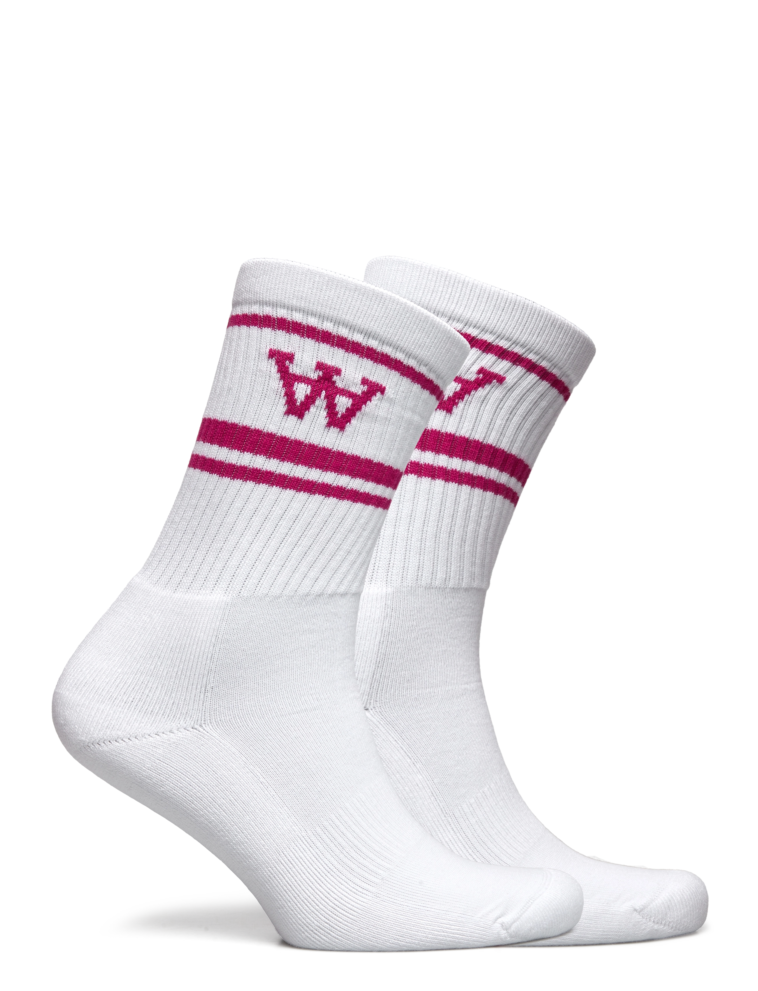 Double A by Wood Wood - Con 2-pack socks - beetroot - 1