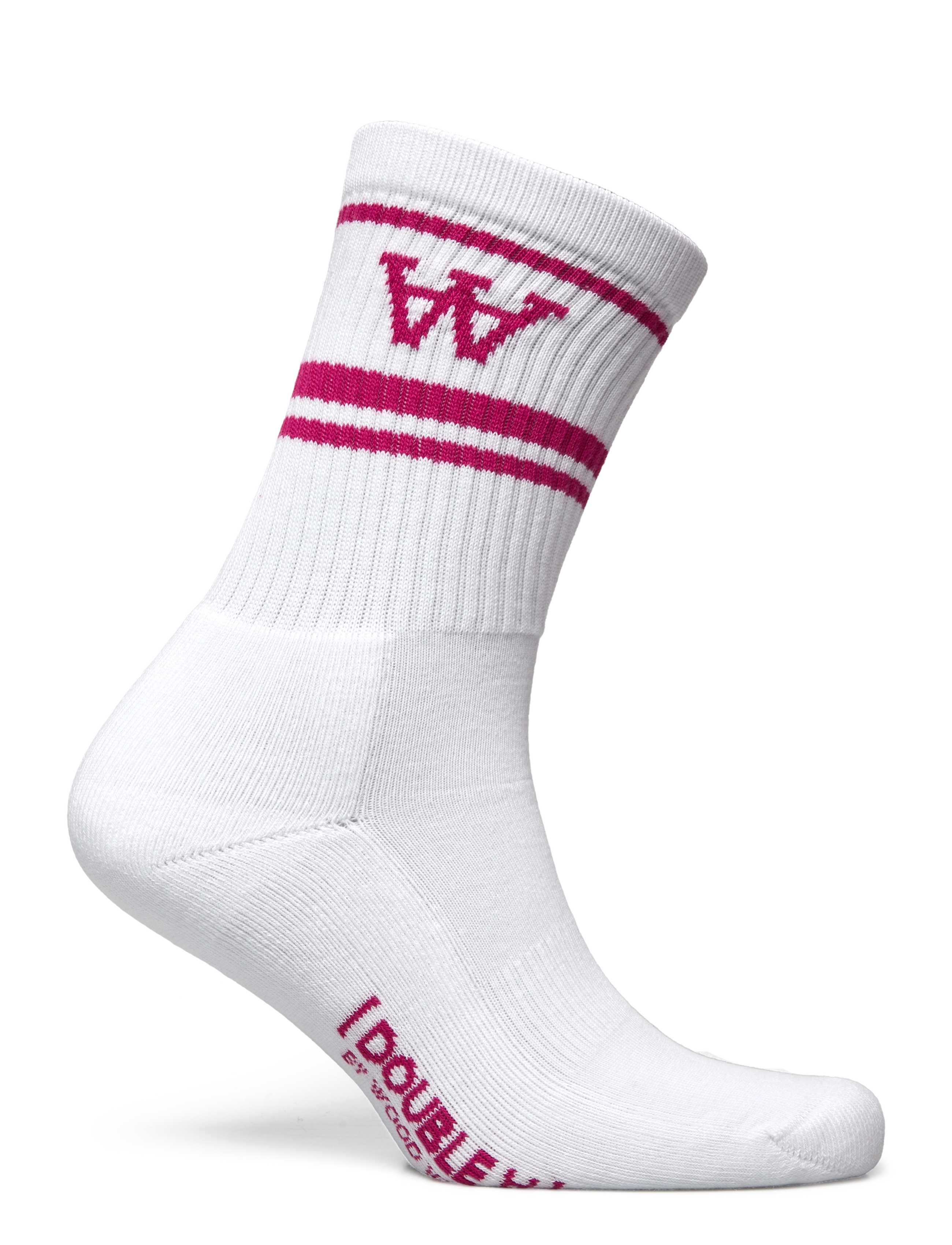 Double A by Wood Wood - Con 2-pack socks - beetroot - 3