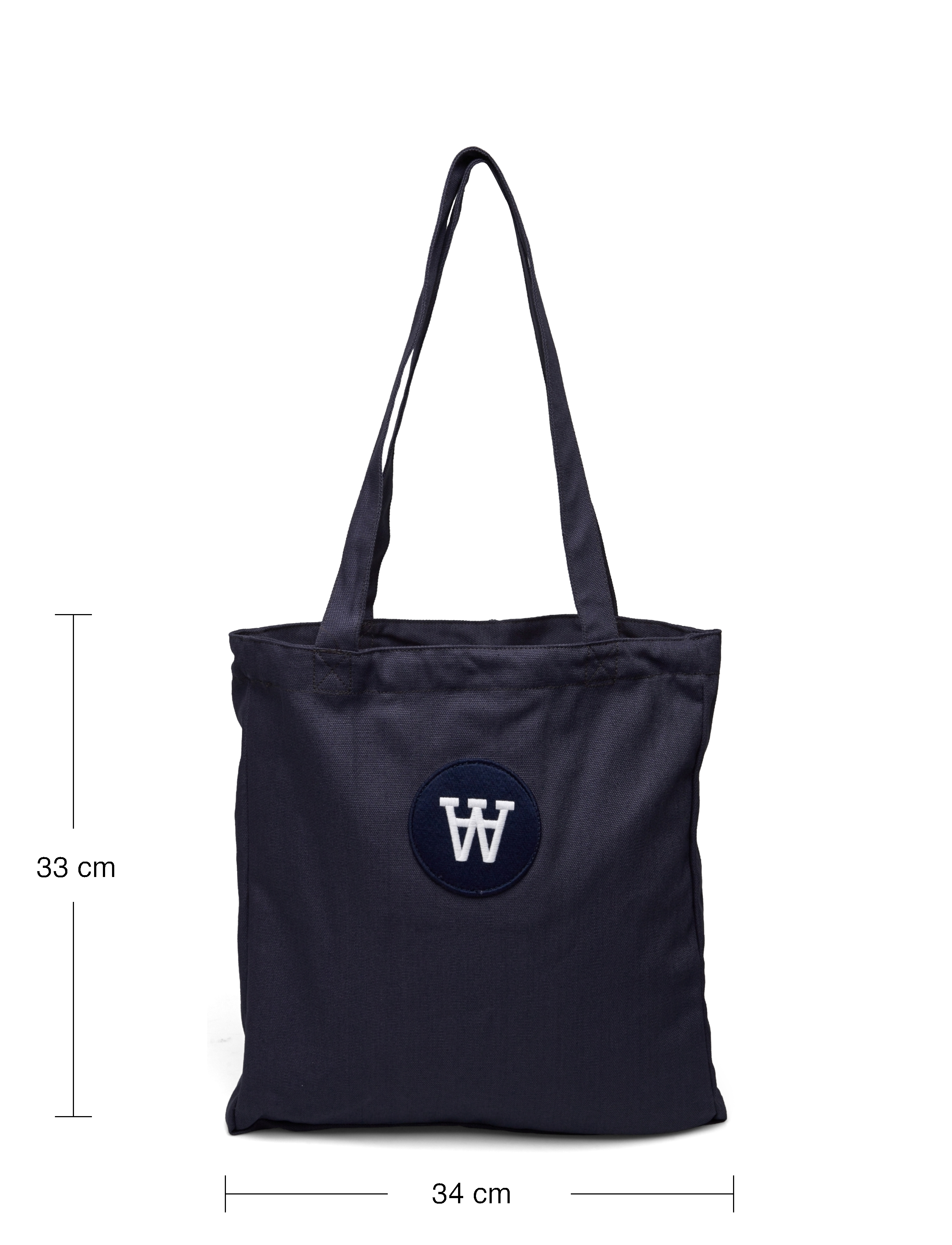 Double A by Wood Wood - Desi patch tote bag - navy - 5