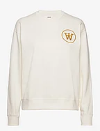 Jess tonal logo sweatshirt GOTS - OFF-WHITE