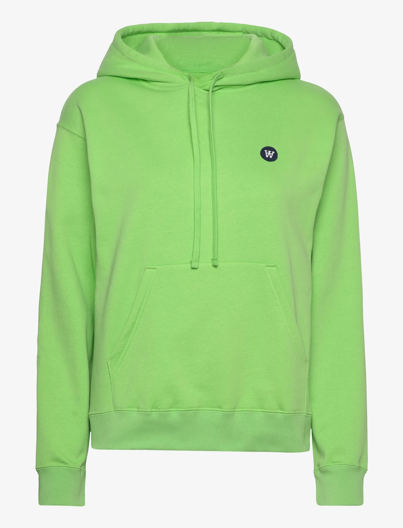 Double A by Wood Wood - Jenn hoodie GOTS - sweatshirts & hættetrøjer - pale green - 0