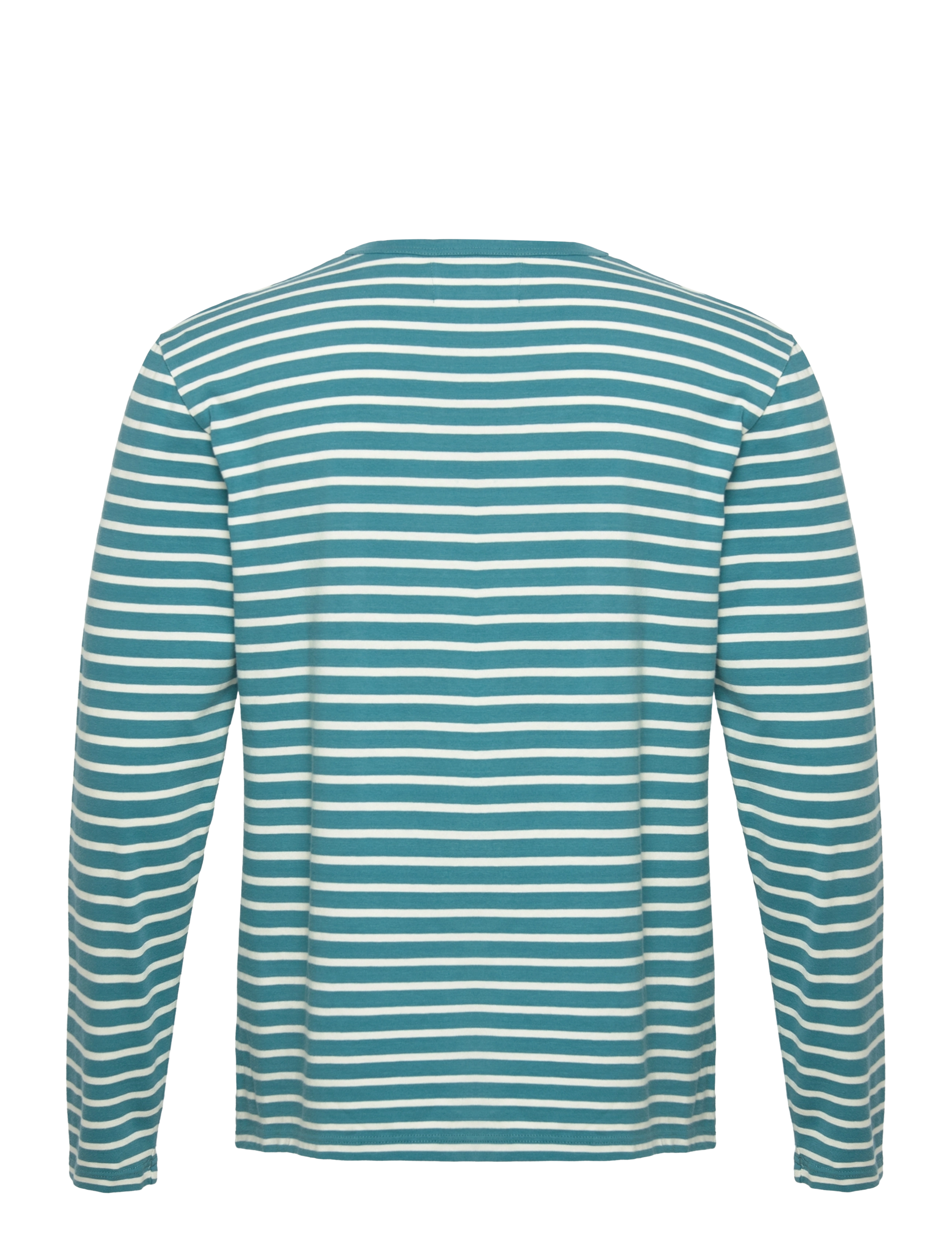 Double A by Wood Wood - Mel stripe long sleeve GOTS - bright blue/ off white stripes - 1
