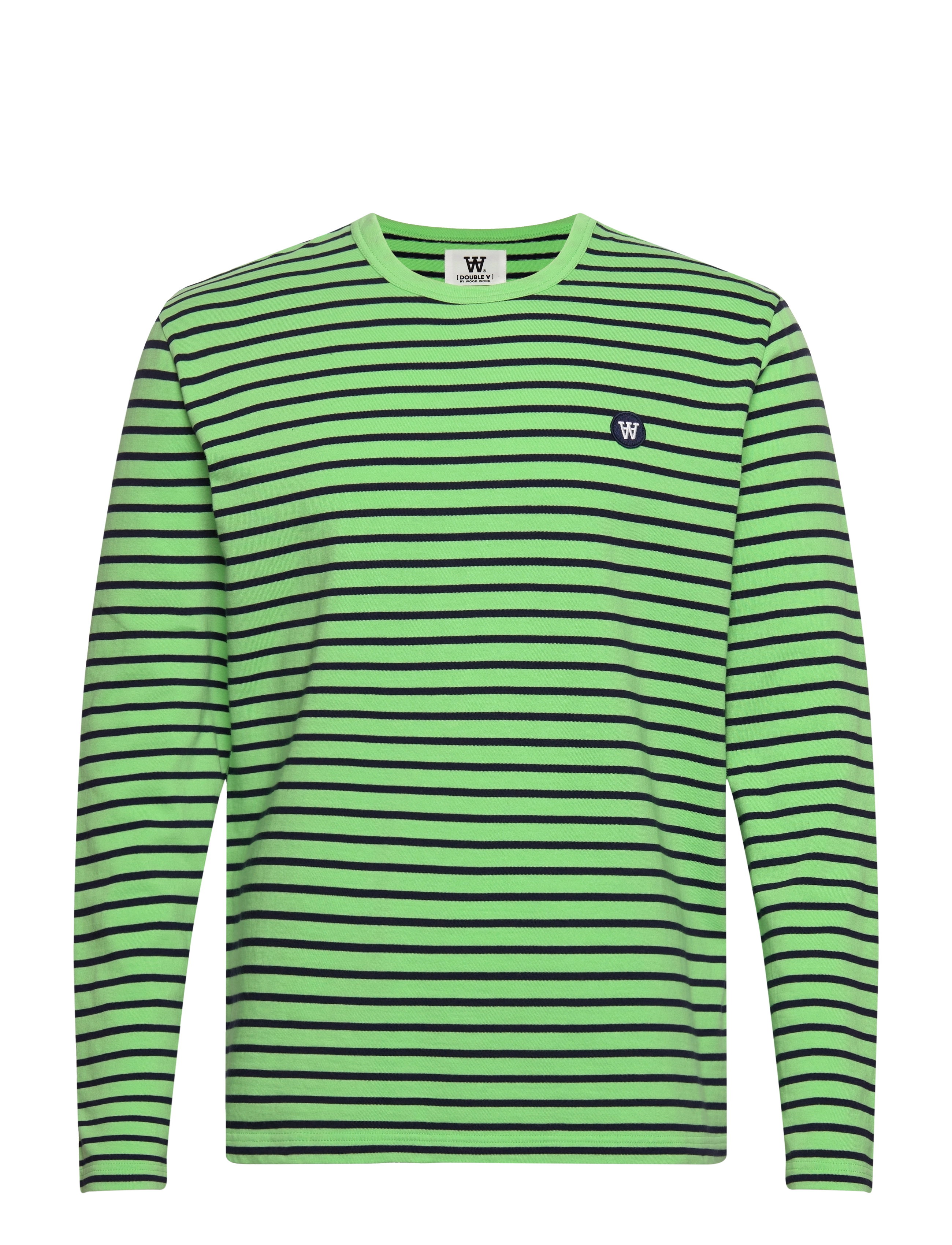 PALE GREEN/ NAVY STRIPES