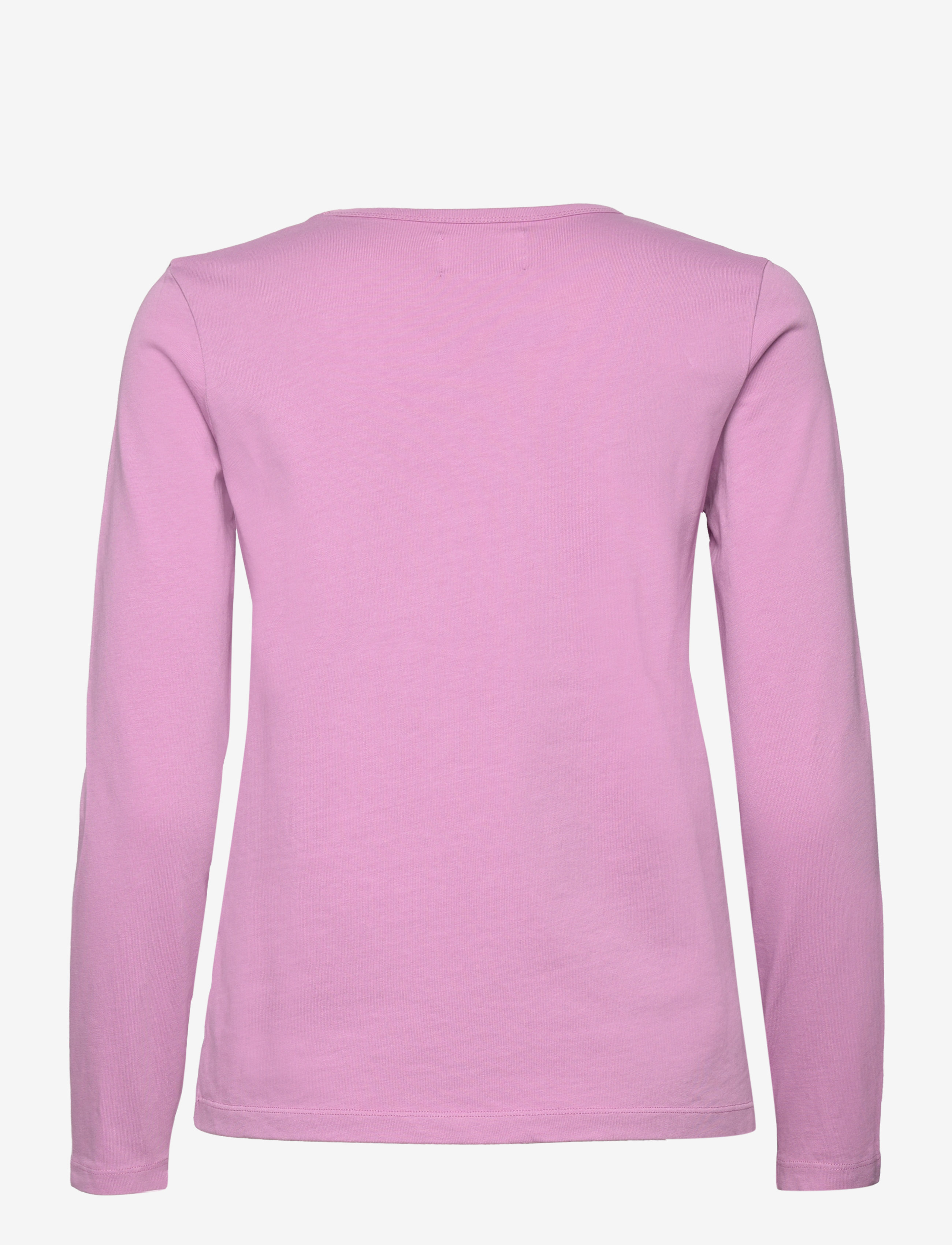 WOOD WOOD - Moa stacked logo long sleeve - langærmede toppe - rosy lavender - 1