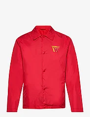 Double A by Wood Wood - Ali stacked logo coach jacket - mænd - apple red - 0