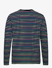 Double A by Wood Wood - Mel stripe long sleeve - langærmede t-shirts - navy stripes - 1