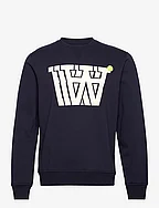 Tye badge logo sweatshirt - NAVY