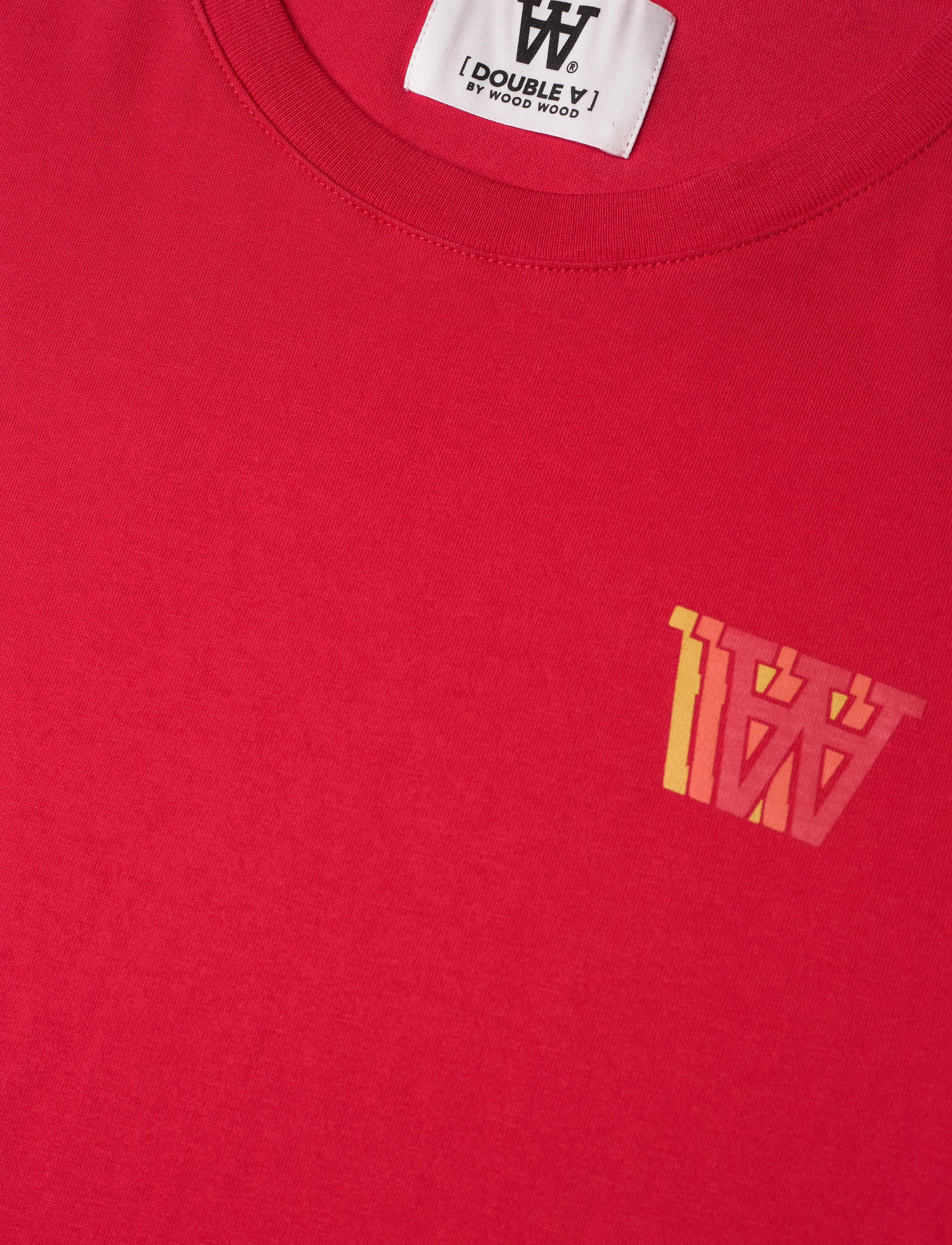Double A by Wood Wood - Ace logo T-shirt - apple red - 2