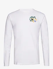 Double A by Wood Wood - Mel wizard badge long sleeve - laisvalaikio marškinėliai - white - 0