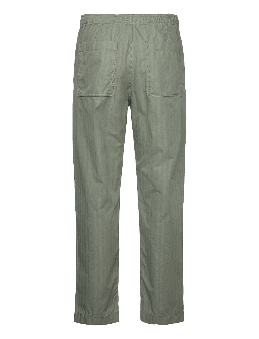 WOOD WOOD - Lee herringbone trousers - pantalons décontractés - olive - 1