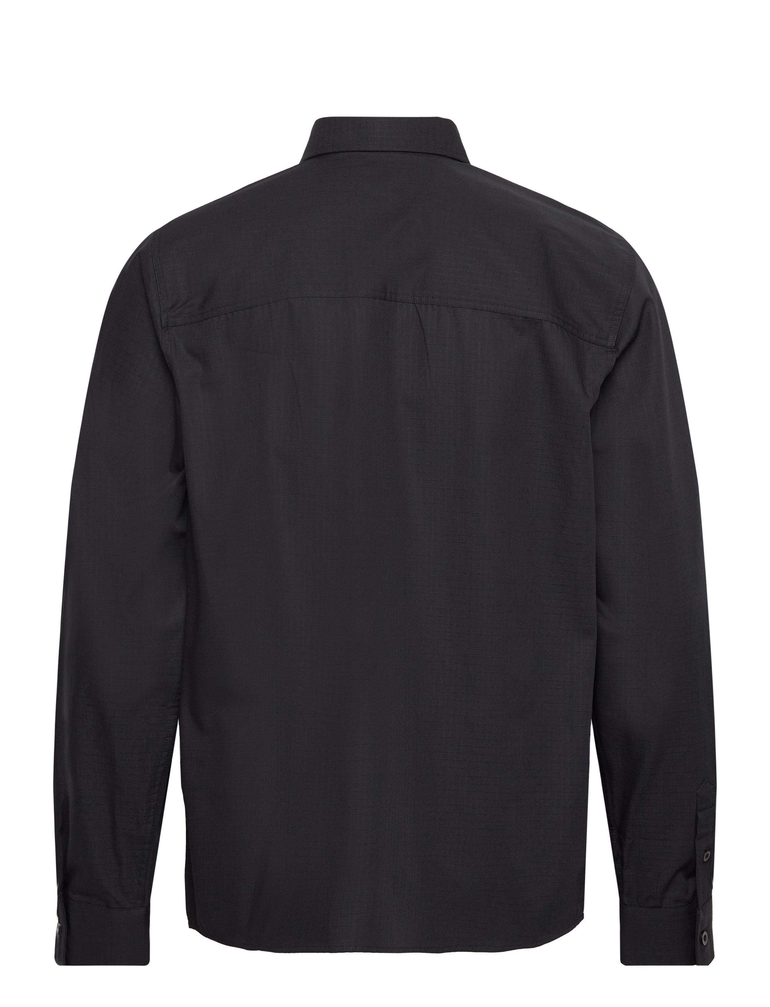 Double A by Wood Wood - Carson ripstop shirt - black - 1
