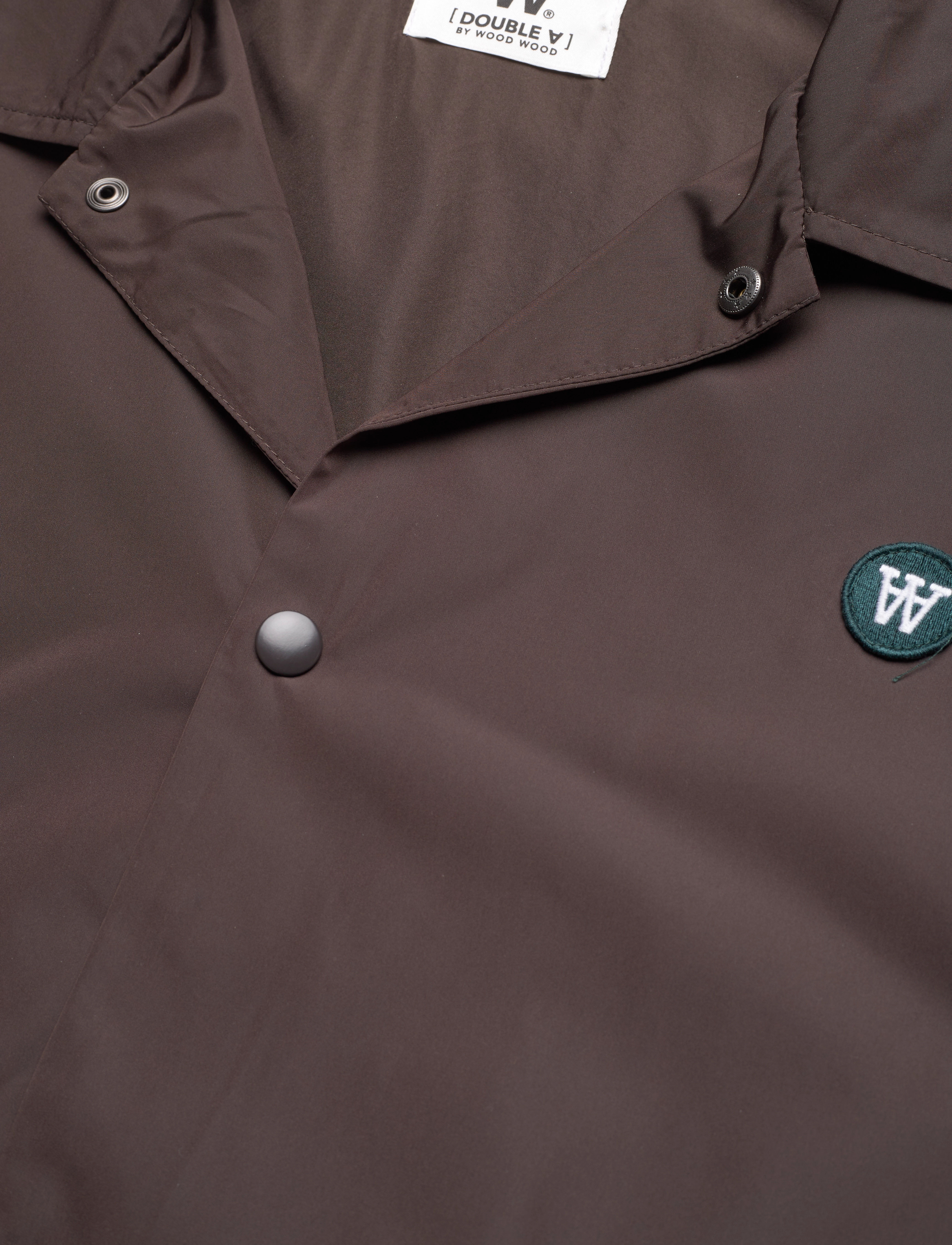 Double A by Wood Wood - Ali coach jacket - black coffee - 2