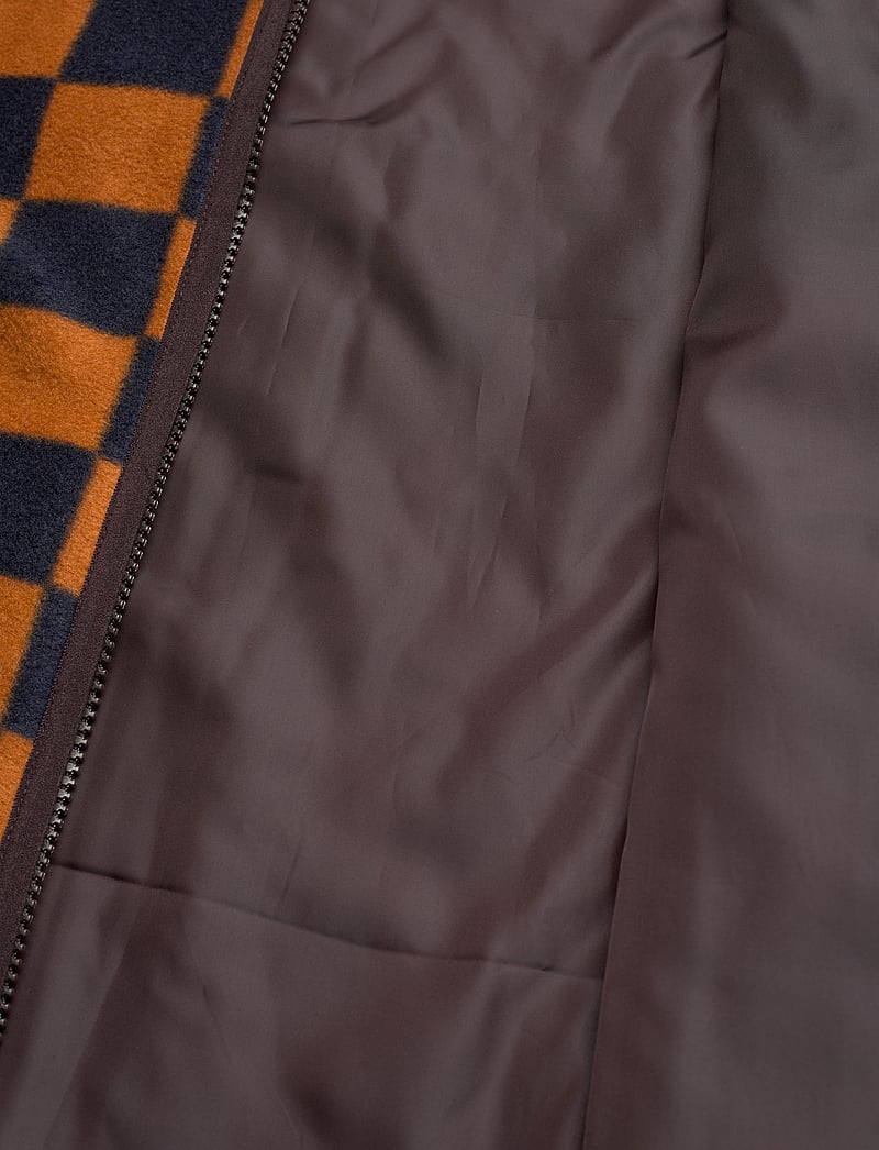 WOOD WOOD - Jay IVY zip fleece - teddytröjor - eternal blue/golden brown aop - 5