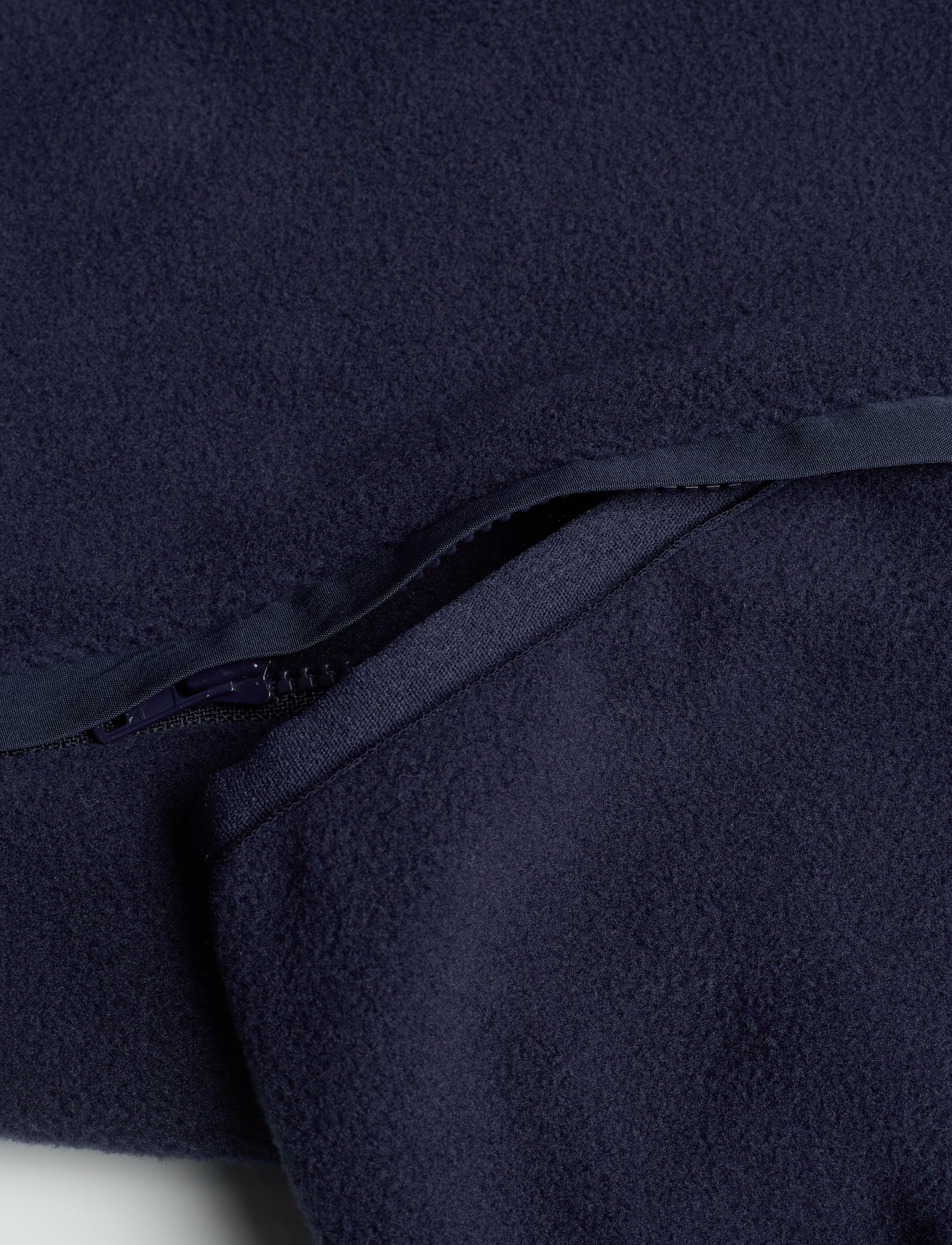 WOOD WOOD - Jay patch zip fleece - eternal blue - 3