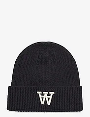 Double A by Wood Wood - Vin logo beanie - kepurės - black - 0