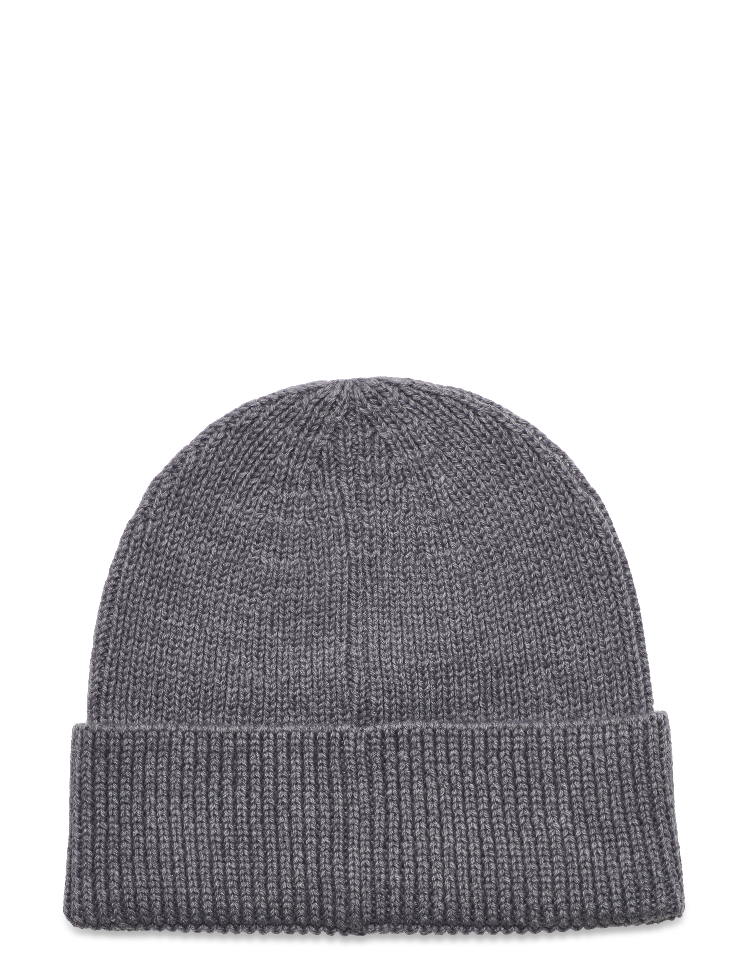 DOUBLE A BY W.W. - Vin logo beanie - grey melange - 1