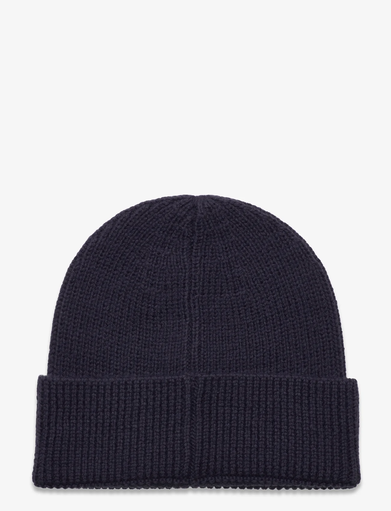 Double A by Wood Wood - Vin logo beanie - laveste priser - navy - 1