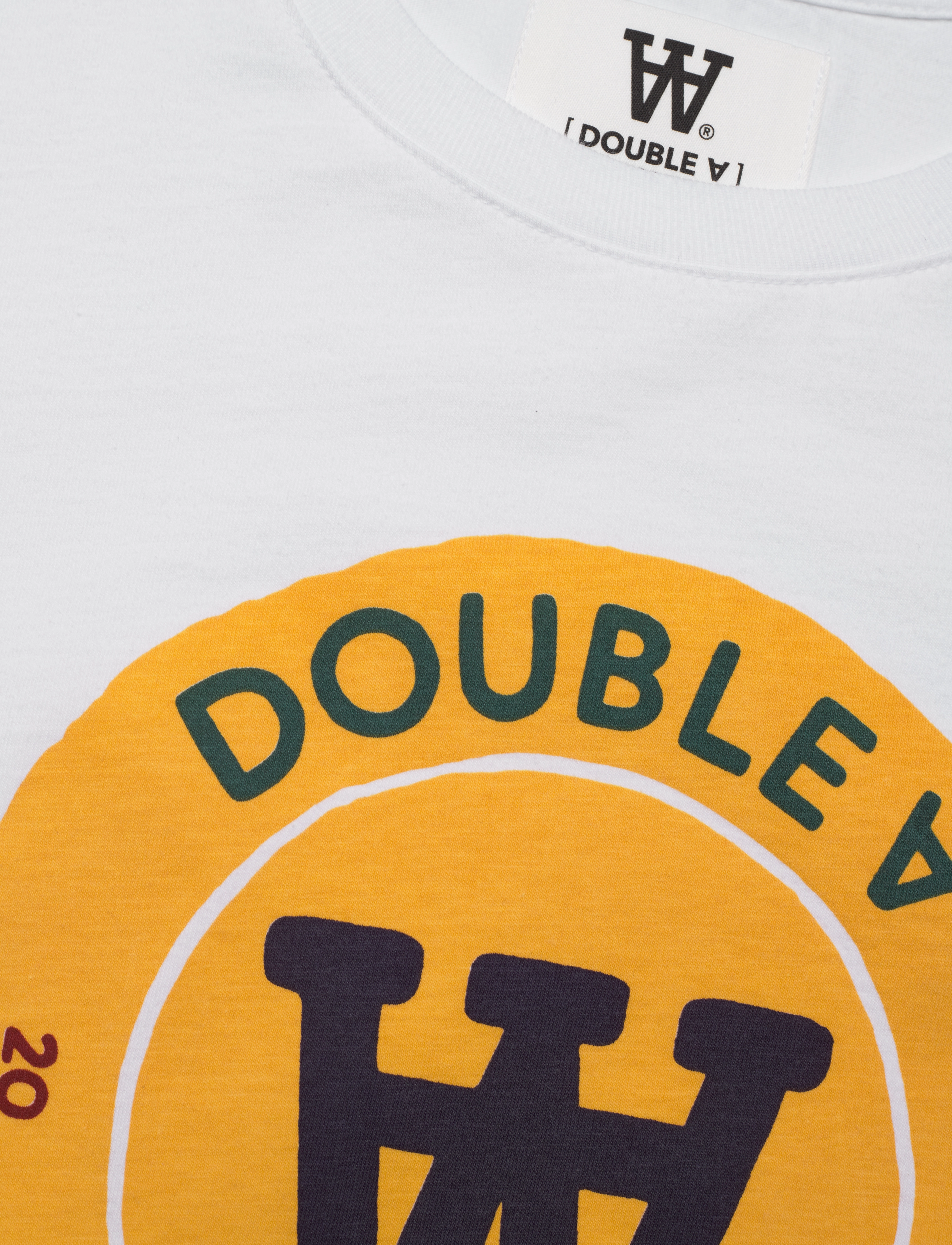Double A by Wood Wood - Mia Crest T-shirt - white - 2