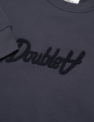 Double A by Wood Wood - Noel AA Script Embroidery sweatshir - sweatshirts - eternal blue - 2