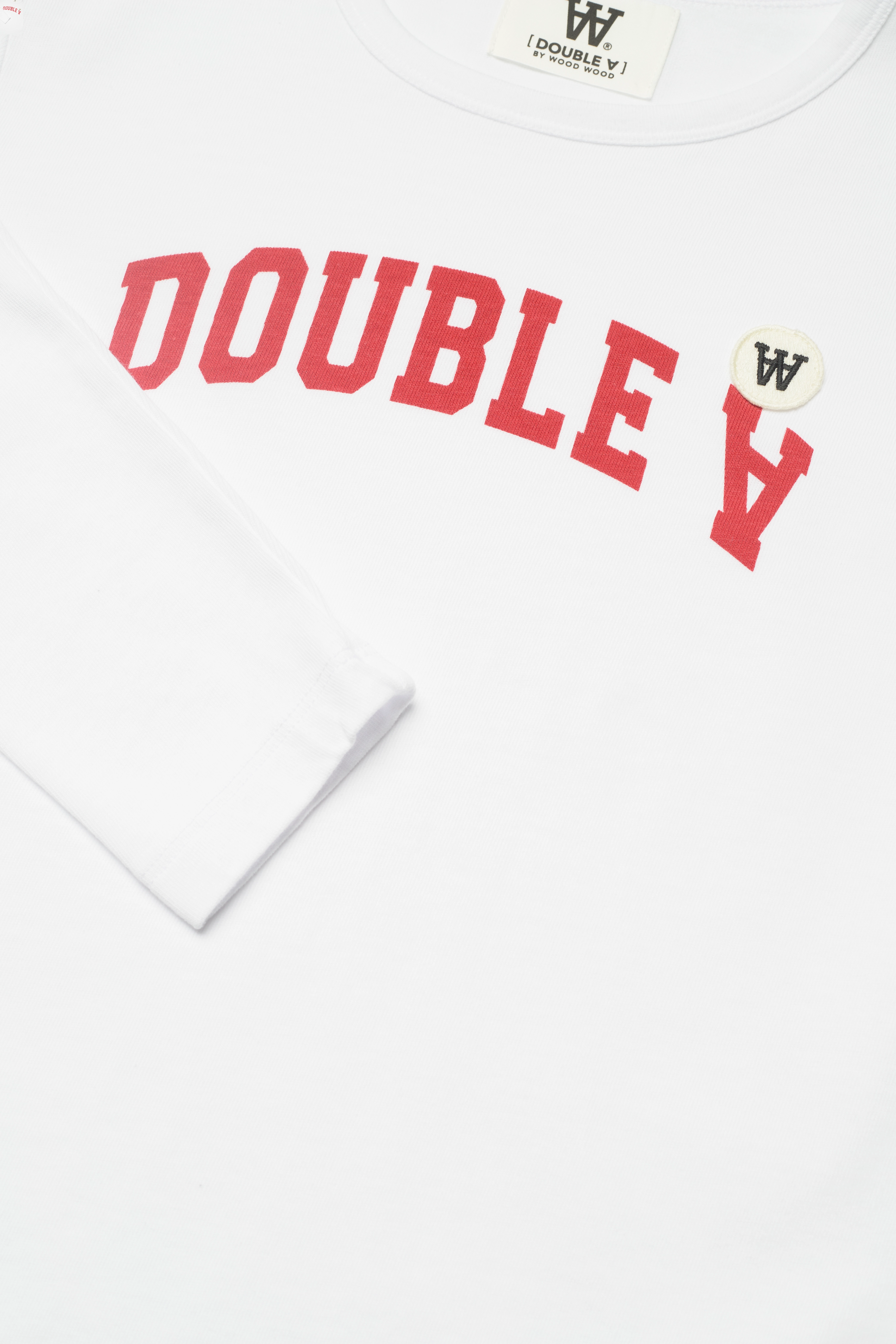 Double A by Wood Wood - Moa arch long sleeve - white - 2