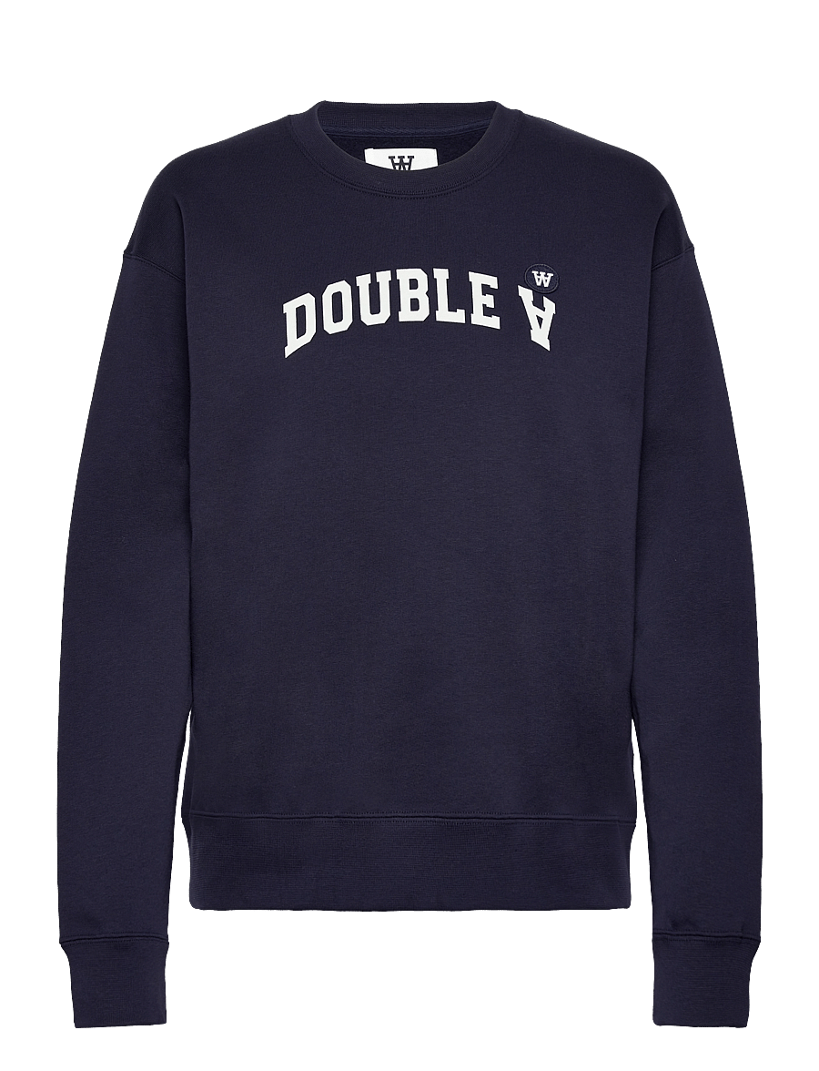 Double A by Wood Wood - Jess arch sweatshirt - navy - 0