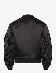 Double A by Wood Wood - Aki Chrome Combo Bomber - spring jackets - black - 1