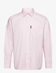 Double A by Wood Wood - Day Striped Shirt GOTS - langærmede skjorter - pale pink - 0