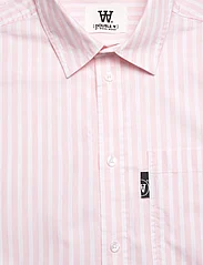 Double A by Wood Wood - Day Striped Shirt GOTS - langærmede skjorter - pale pink - 2