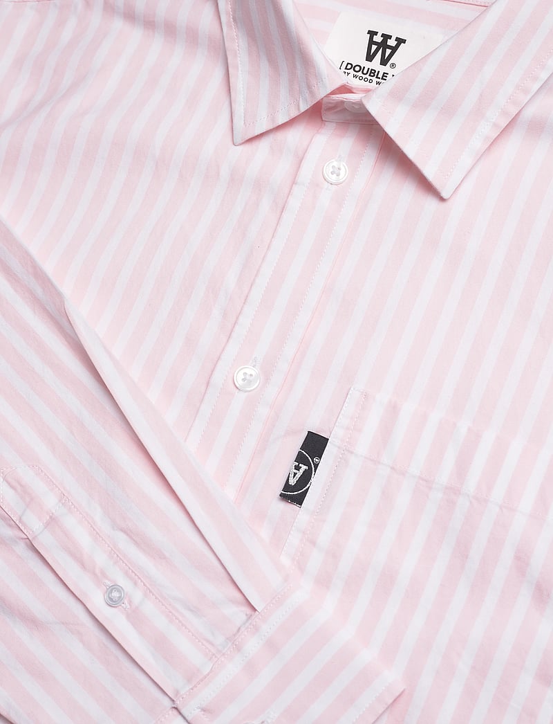 WOOD WOOD - Day Striped Shirt GOTS - langærmede skjorter - tangerine - 3