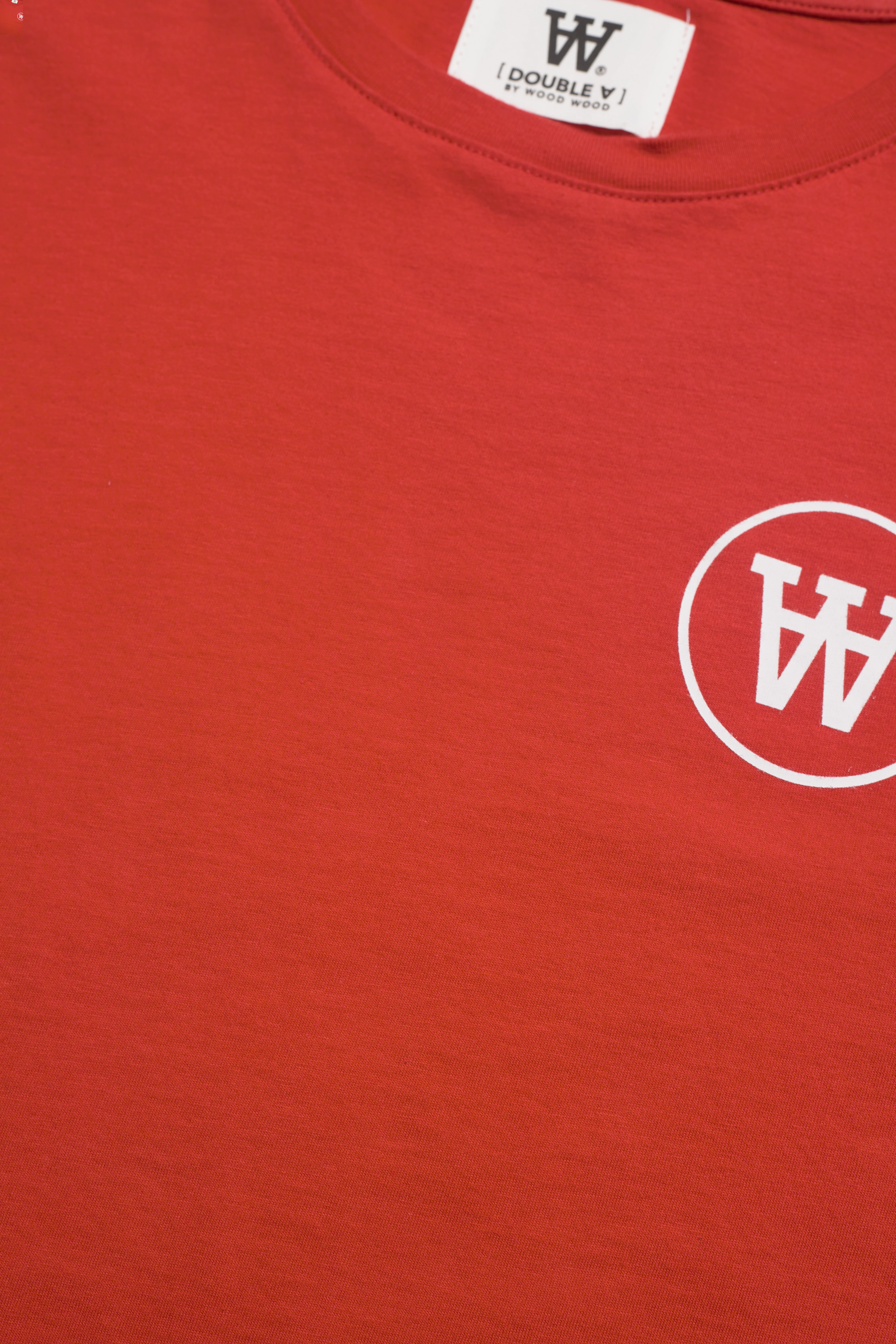 Double A by Wood Wood - Ace circle T-shirt - chili red - 2