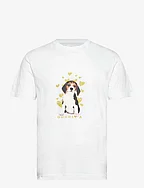 Ace Cute Doggy T-shirt - WHITE