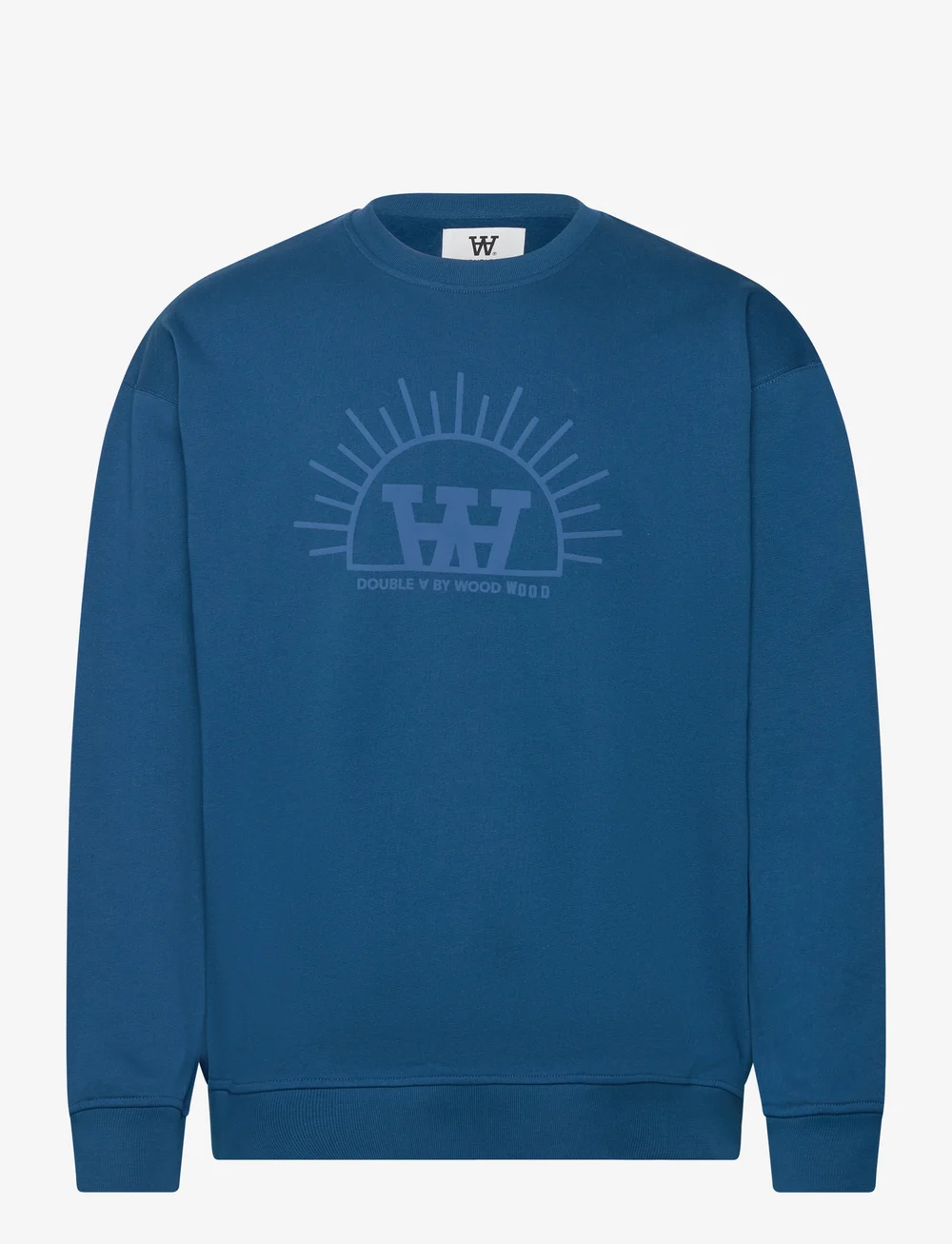 WOOD WOOD - Noel Resort Sweatshirt GOTS - pirkt pēc stila - ocean deep - 0