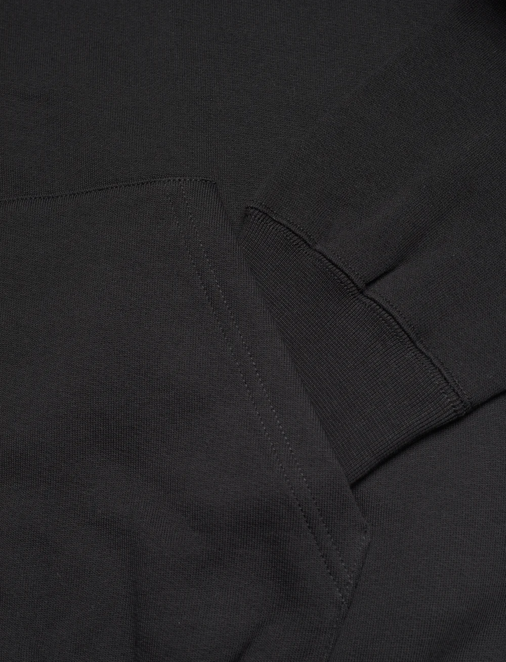 WOOD WOOD - Cass Resort Club Hoodie GOTS - kapuutsiga dressipluusid - black - 3